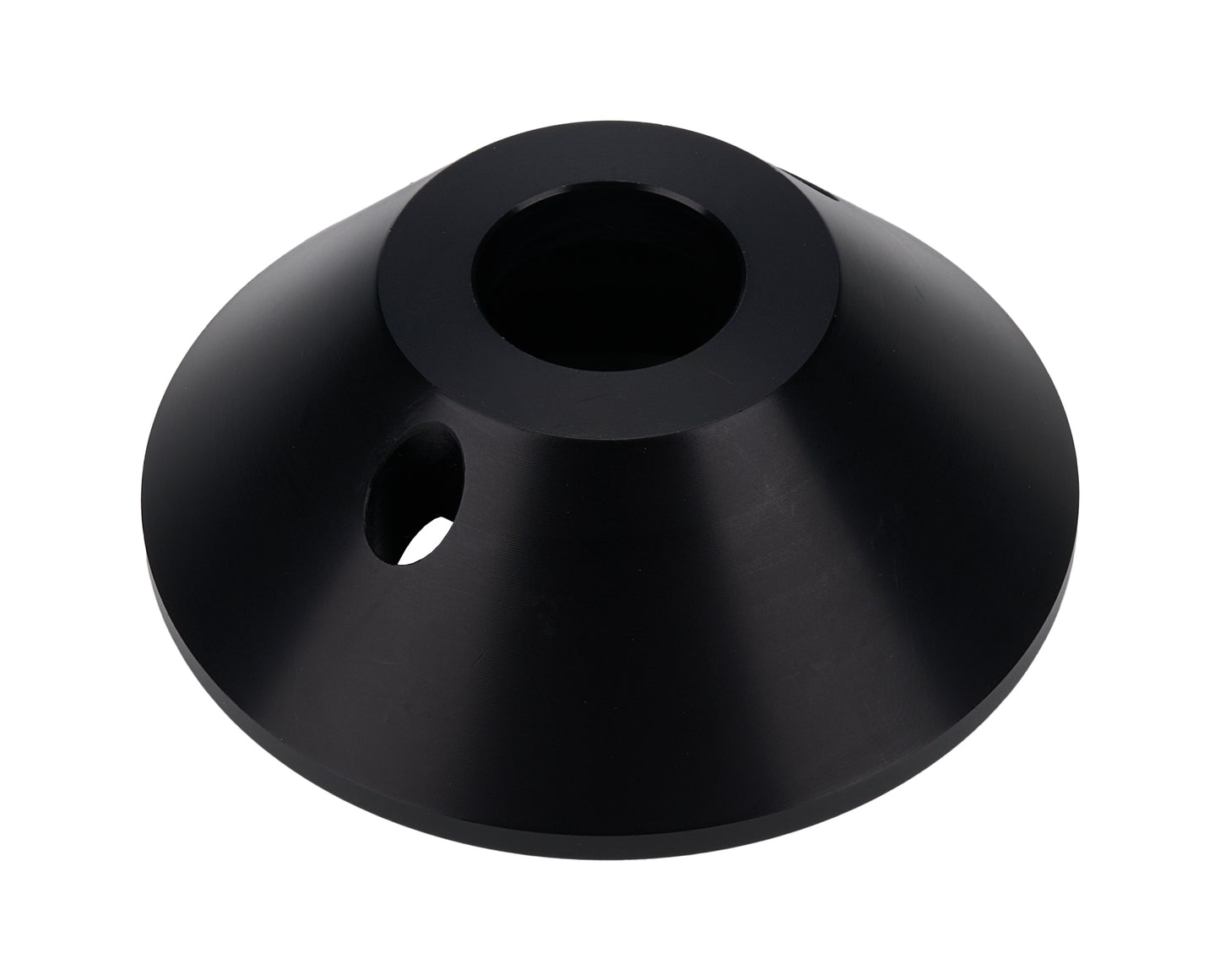 Allstar Performance Coil-Over Spring Seat - 2.5 in ID Spring - 7/8 in Center Hole - Aluminum - Black Anodized - Each