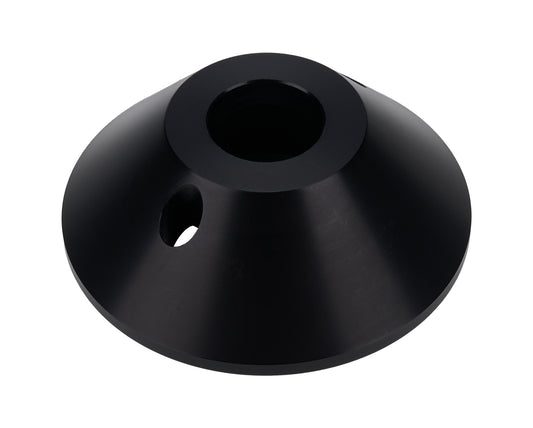 Allstar Performance Coil-Over Spring Seat - 2.5 in ID Spring - 7/8 in Center Hole - Aluminum - Black Anodized - Each