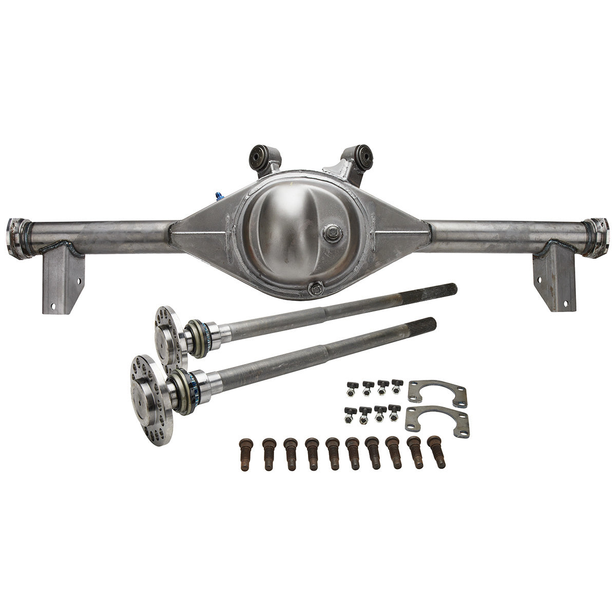 Allstar Performance Rear Axle Housing - Ford 9 in - 58 in Wide - Offset - 5 x 4.5 / 5 x 4.75 - 3 in Tubes - Mounts