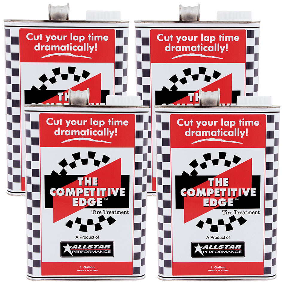 Allstar Performance Tire Treatment - Competitive Edge - Softener - 1 gal Can - Set of 4