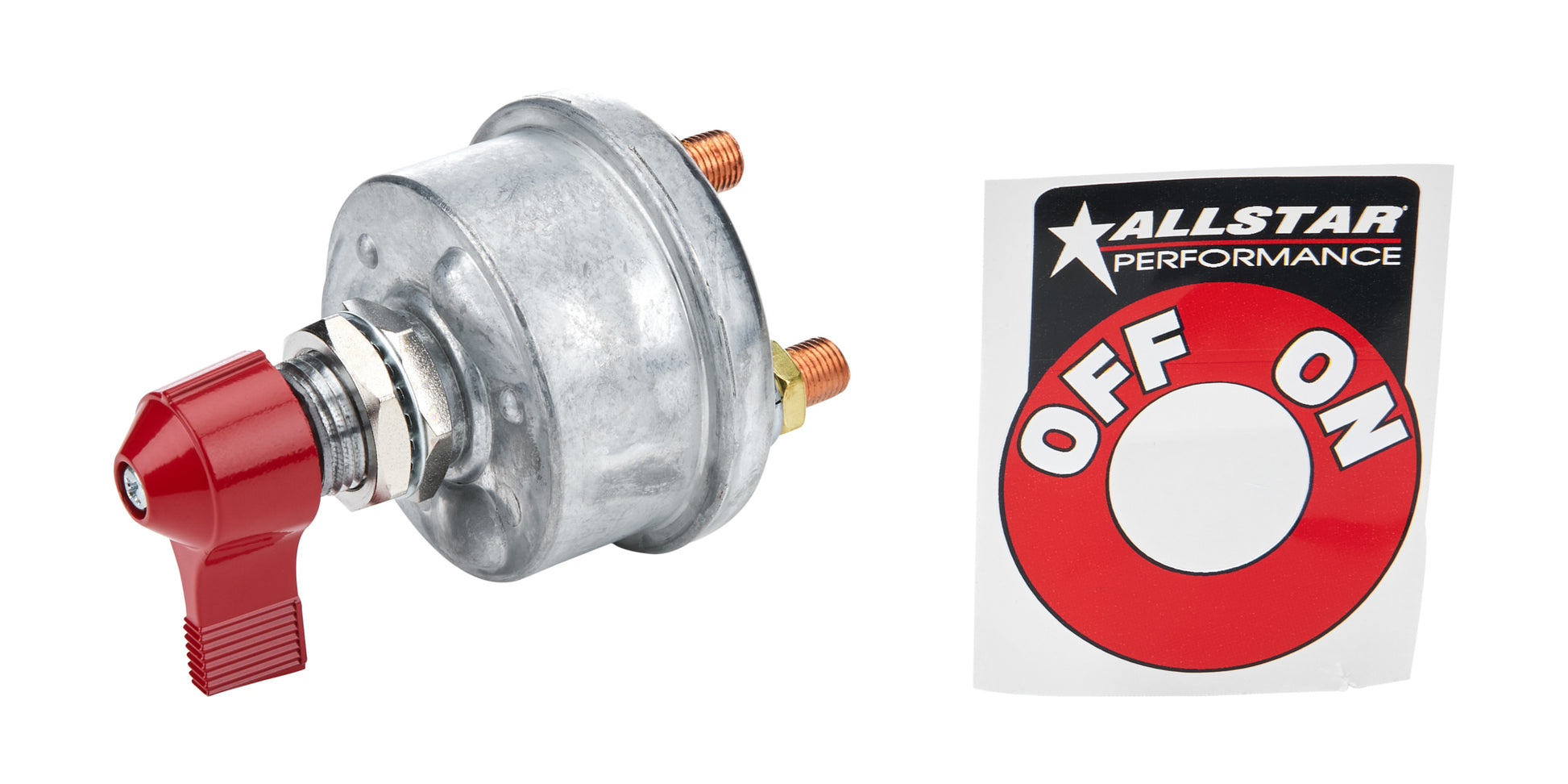 Allstar Performance Battery Disconnect - Rotary Switch - Panel Mount - 175 Amps - 12V - Set of 10