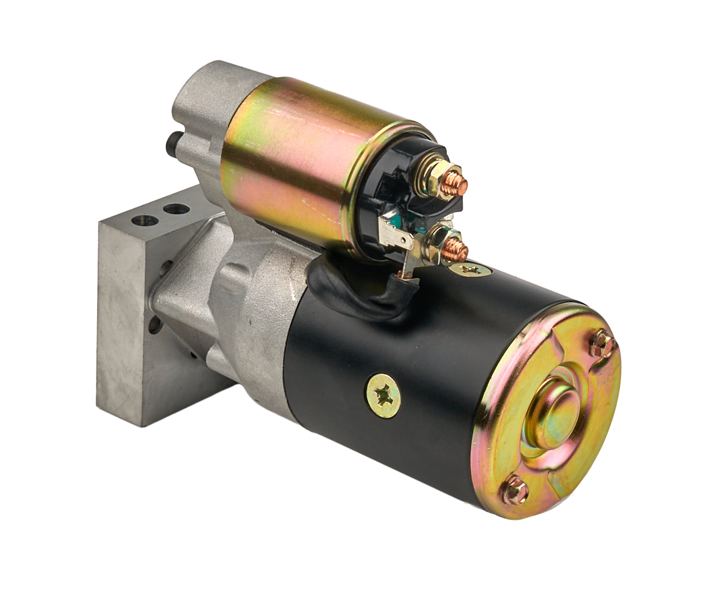 Allstar Performance Starter - Mini Starter - 3.73:1 Gear Reduction - Black - 153 / 168 Tooth Flywheel - Straight Mount