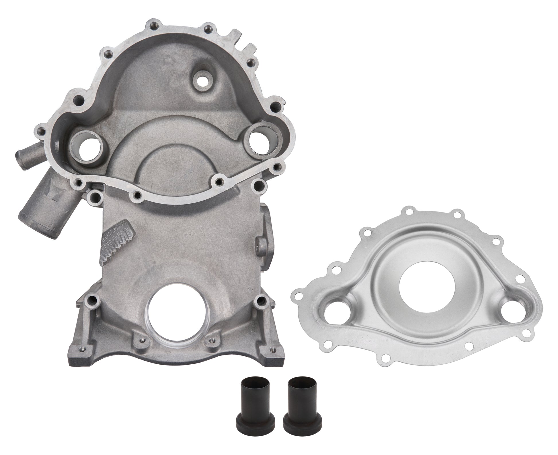 Allstar Performance Timing Cover - 1-Piece - Timing Marks - Aluminum - Natural - Pontiac V8 - Each