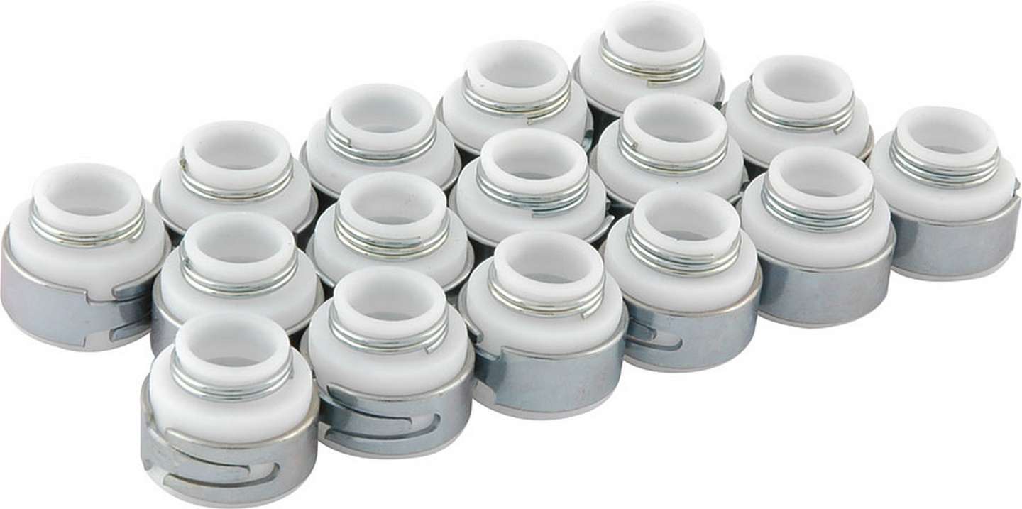 Allstar Performance Valve Stem Seal - Positive Stop - 11/32 in Valve Stem - 0.600 in OD - 0.500 in Guide OD - PTFE -