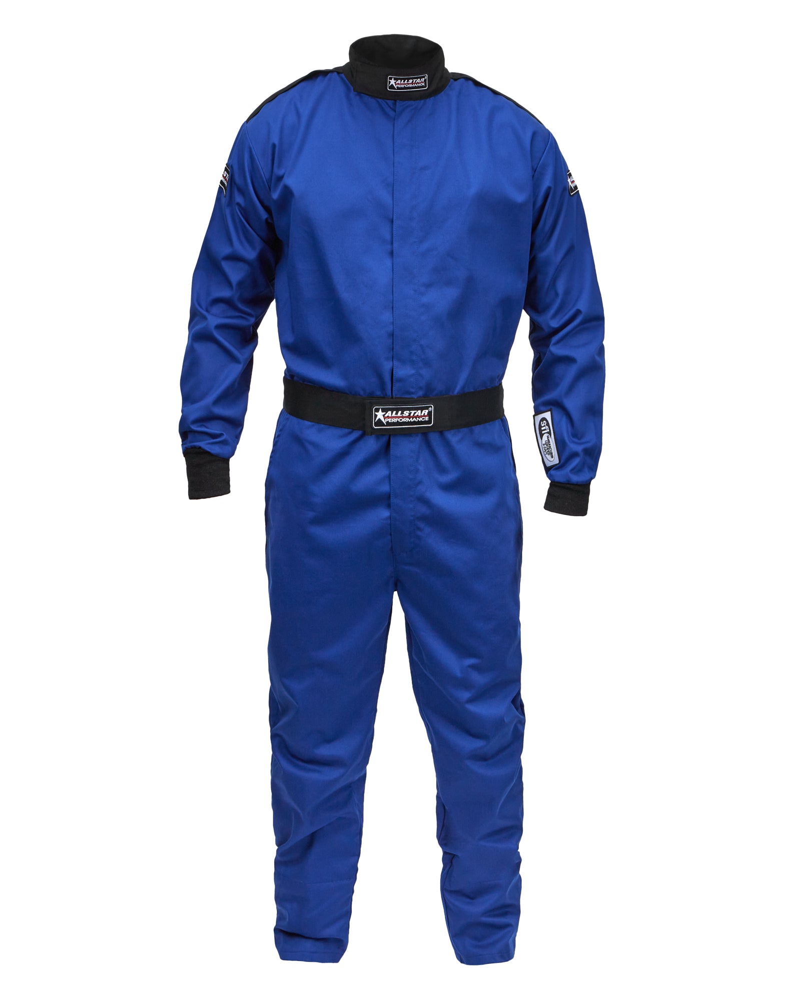 Allstar Performance Driving Suit - 1-Piece - SFI 3.2A/1 - Single Layer - Fire Retardant Cotton - Blue - 3X-Large - Each