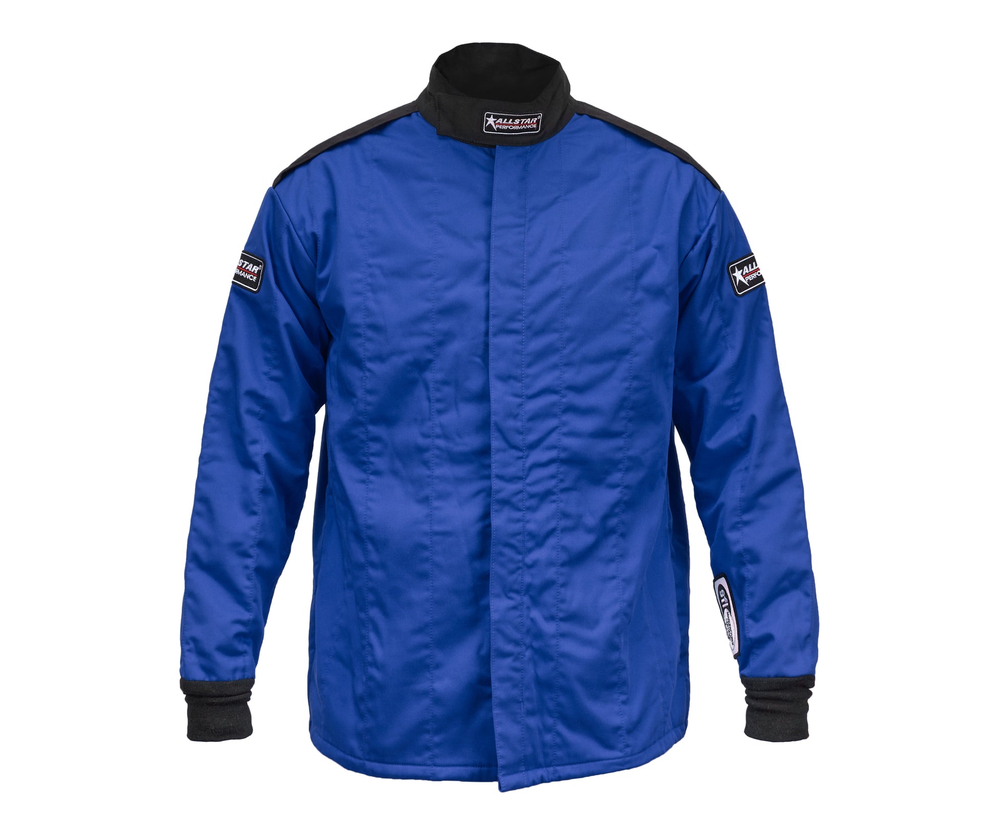 Allstar Performance Driving Jacket - SFI 3.2A/5 - Multi-Layer - Fire Retardant Fabric / Nomex - Blue - 2X-Large - Each