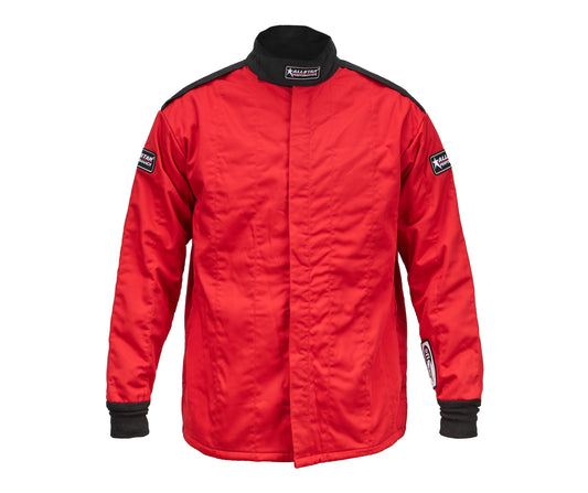 Allstar Performance Driving Jacket - SFI 3.2A/5 - Multi-Layer - Fire Retardant Fabric / Nomex - Red - 3X-Large - Each