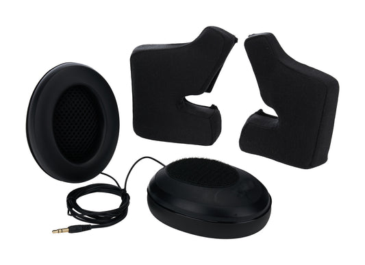 Allstar Performance Headphones - Helmet - 36 in Cord - 3.5 mm Input Jack - Hook and Loop Attachment - Cheek Pads