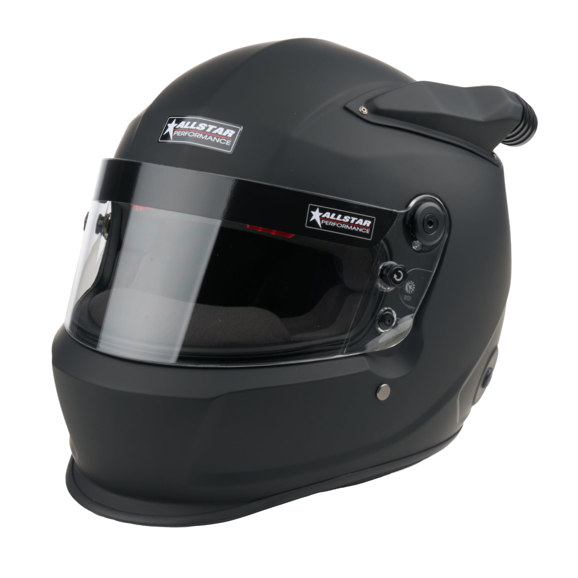 Allstar Performance Helmet - Series 50 - Mid-Air - Snell SA2025 - Head and Neck Support Ready - Flat Black - Medium -