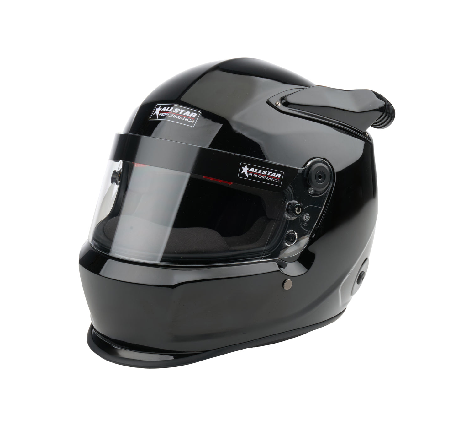 Allstar Performance Helmet - Series 50 - Mid-Air - Snell SA2025 - Head and Neck Support Ready - Black - Medium - Each