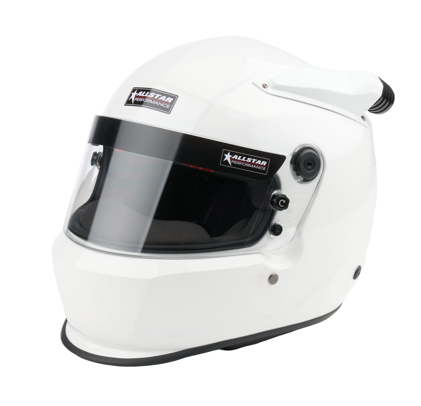 Allstar Performance Helmet - Series 50 - Mid-Air - Snell SA2025 - Head and Neck Support Ready - White - Large - Each