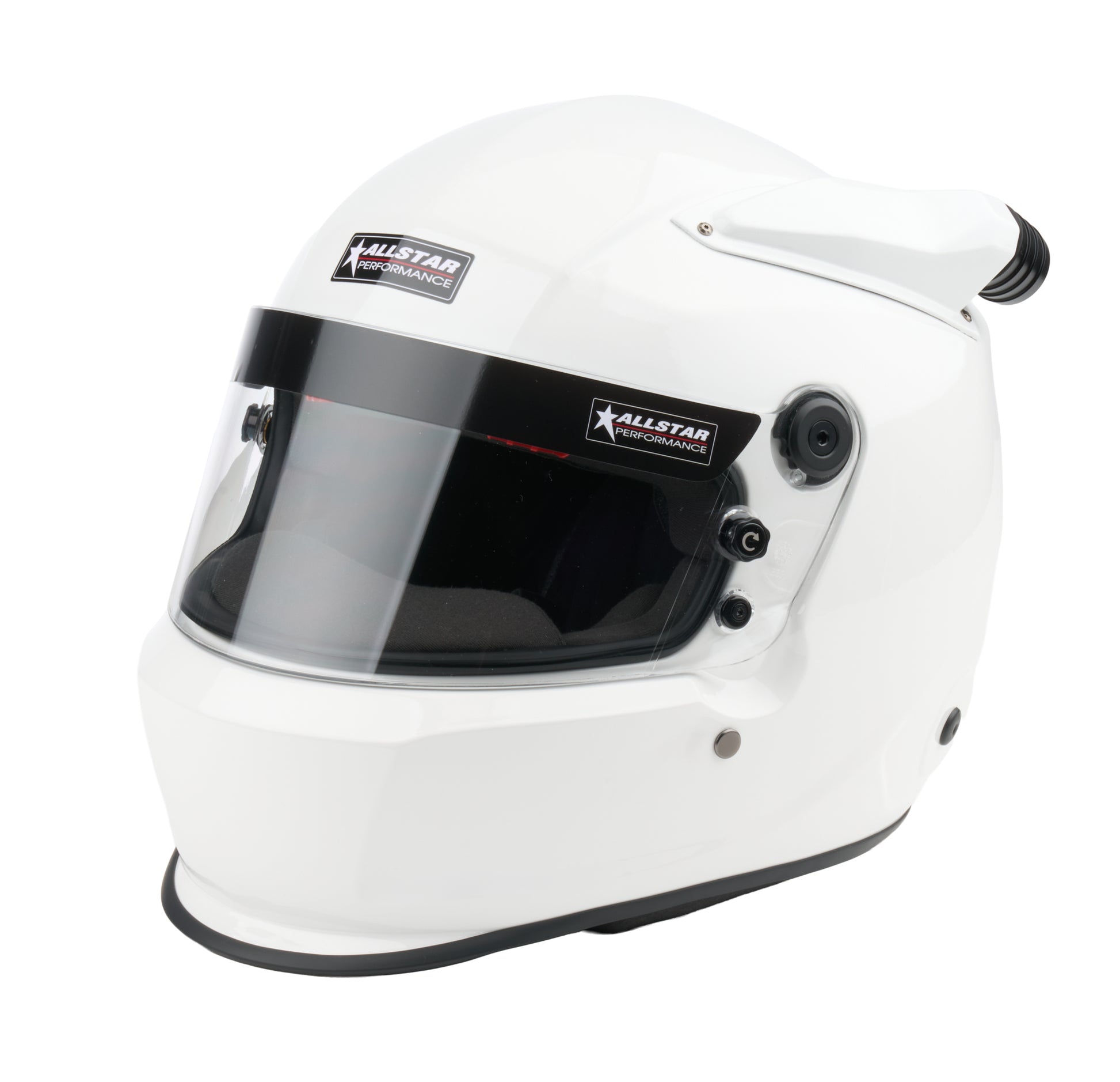 Allstar Performance Helmet - Series 50 - Mid-Air - Snell SA2025 - Head and Neck Support Ready - White - X-Large - Each
