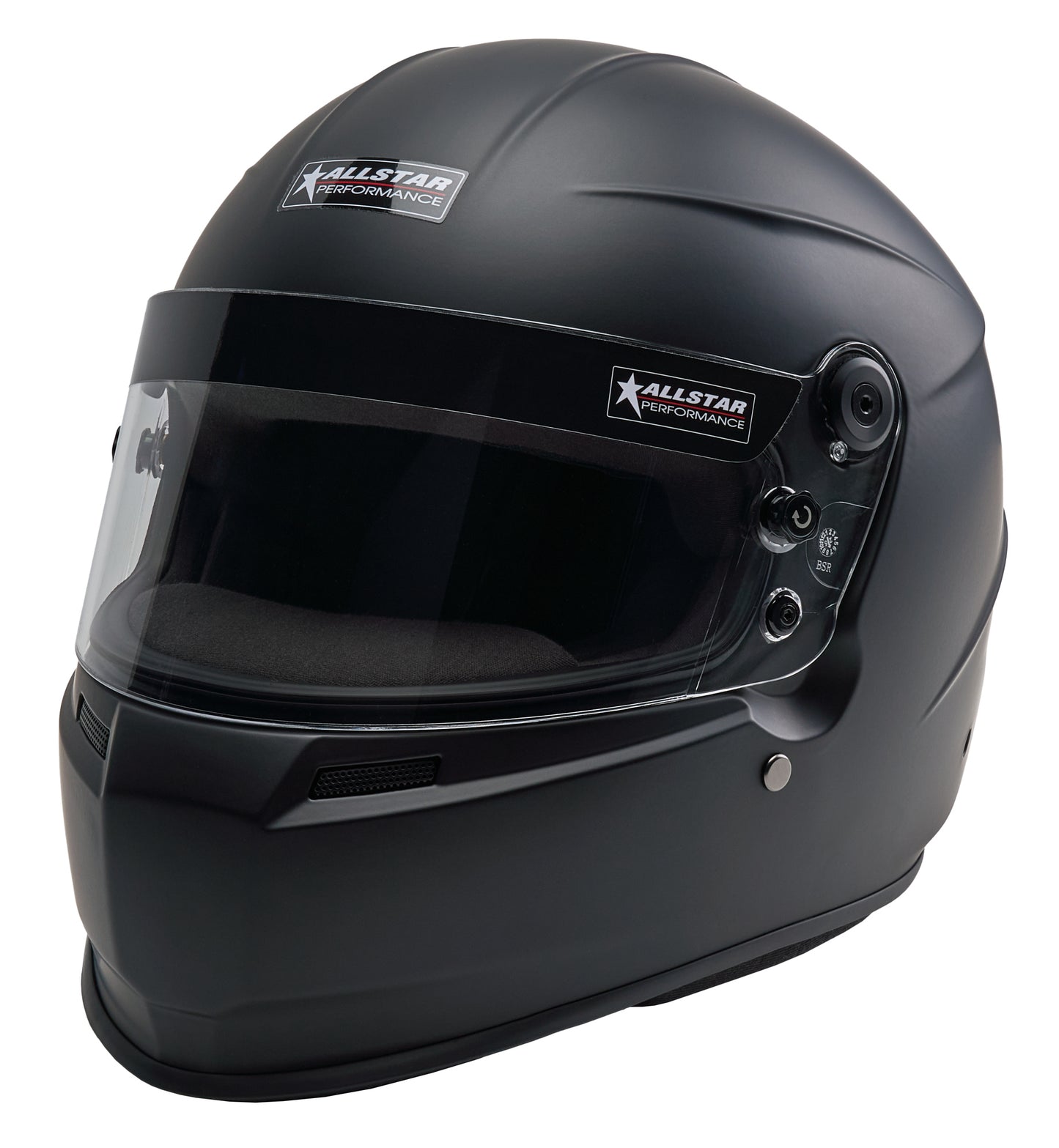 Allstar Performance Helmet - Series 60 - Snell SA2025 - Head and Neck Support Ready - Flat Black - X-Large - Each