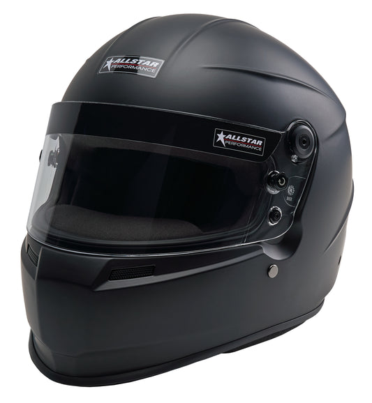 Allstar Performance Helmet - Series 60 - Snell SA2025 - Head and Neck Support Ready - Flat Black - X-Large - Each