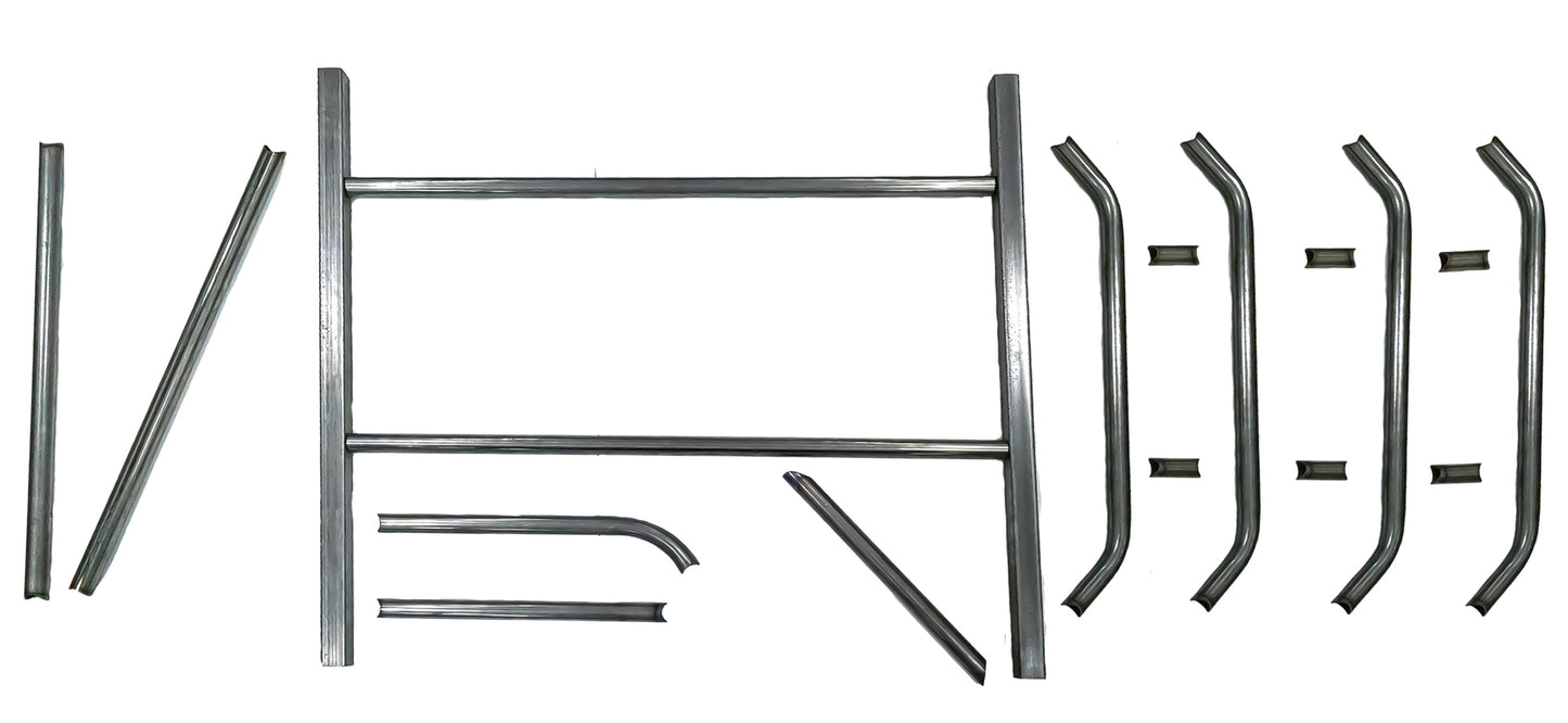 Allstar Performance Roll Cage - Strut Kit - Weld-On - 1.75 in Diameter - 0.095 in Wall - Steel - Natural - Cavalier -
