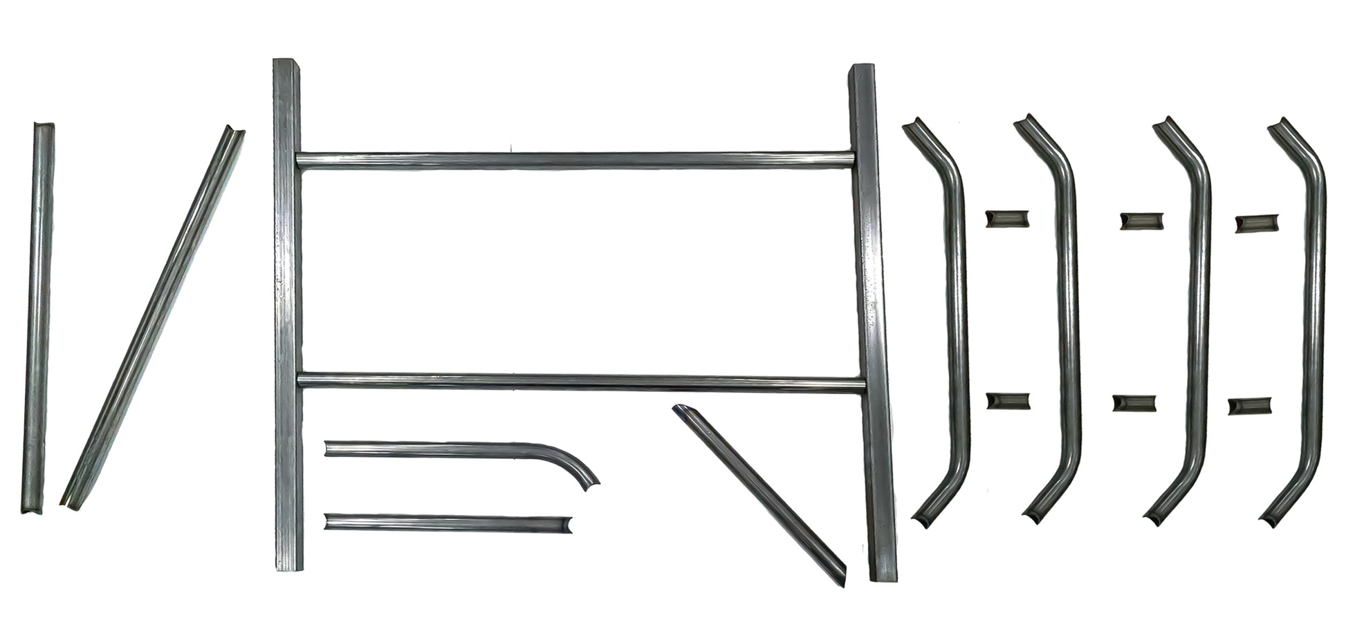 Allstar Performance Roll Cage - Strut Kit - Weld-On - 1.75 in Diameter - 0.095 in Wall - Steel - Natural - Cavalier -