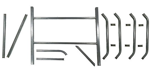Allstar Performance Roll Cage - Strut Kit - Weld-On - 1.75 in Diameter - 0.095 in Wall - Steel - Natural - Cavalier -
