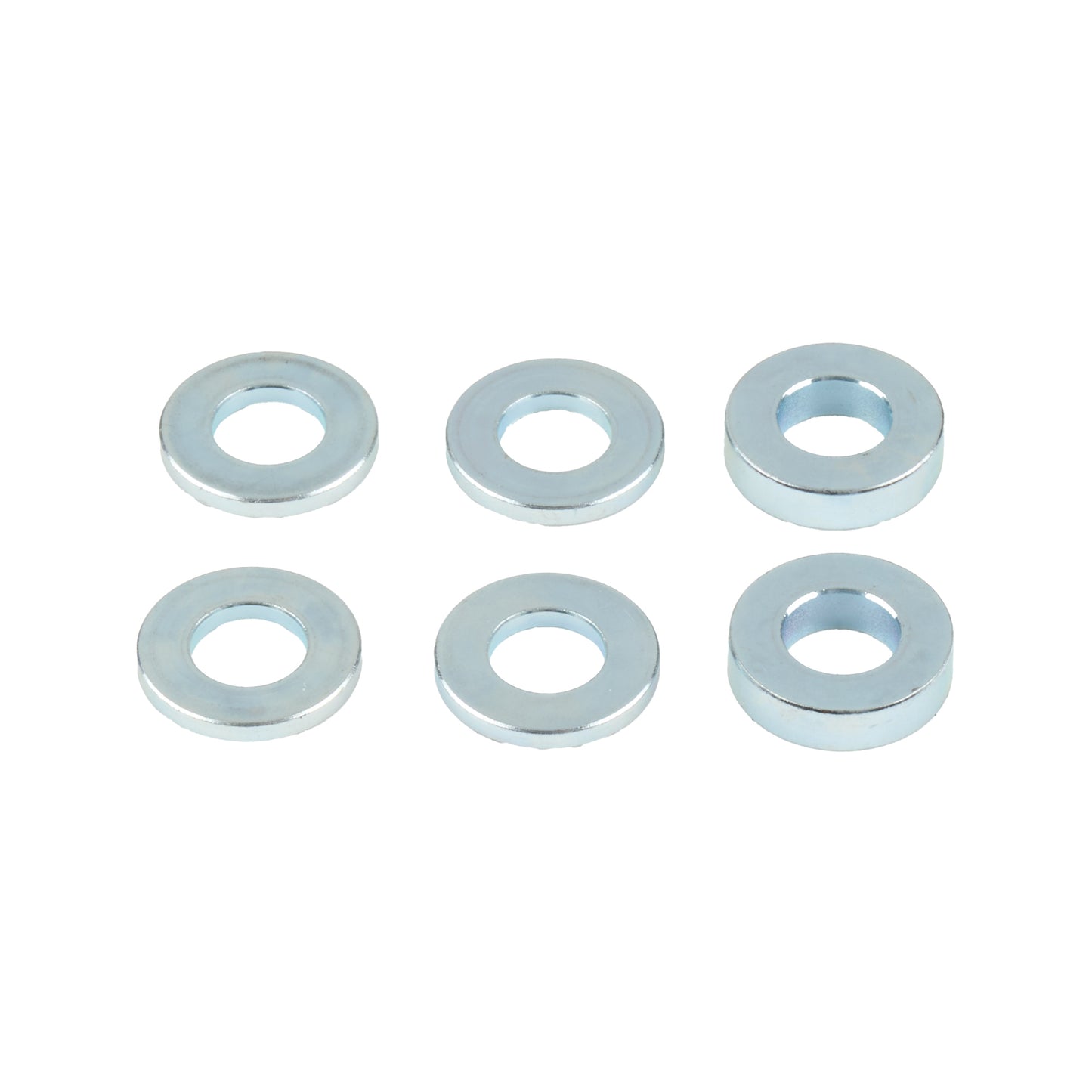 Allstar Performance Control Arm Spacer Kit - Two 1/4 in Thick - Four 1/8 in Thick - Steel - Zinc Oxide - Kit