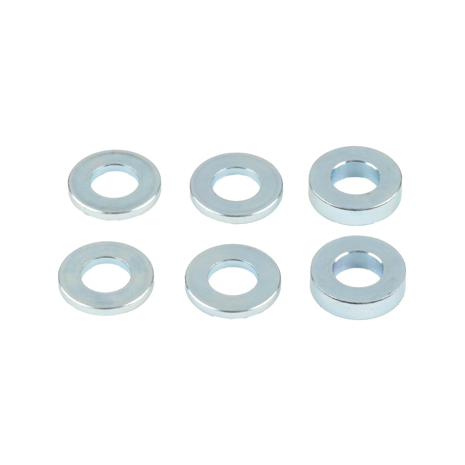 Allstar Performance Control Arm Spacer Kit - Two 1/4 in Thick - Four 1/8 in Thick - Steel - Zinc Oxide - Kit