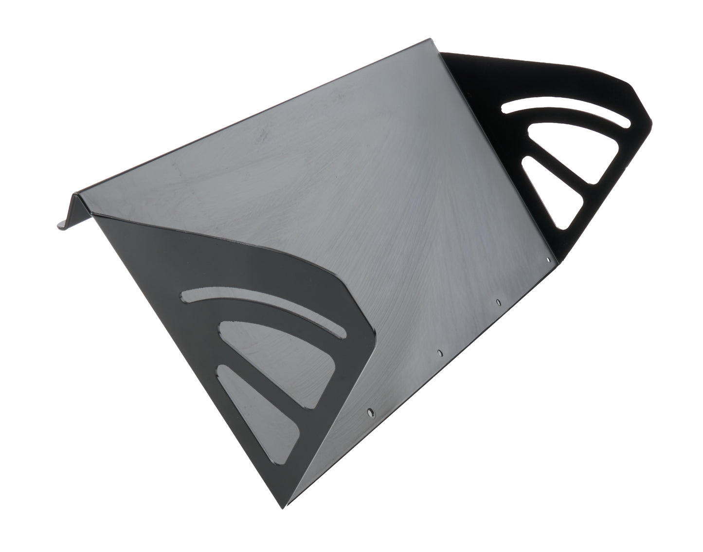 Allstar Performance Spoiler - 16 x 8 in - 1-Piece - Aluminum - Black Powder Coat - Dirt Late Model / Modified - Each