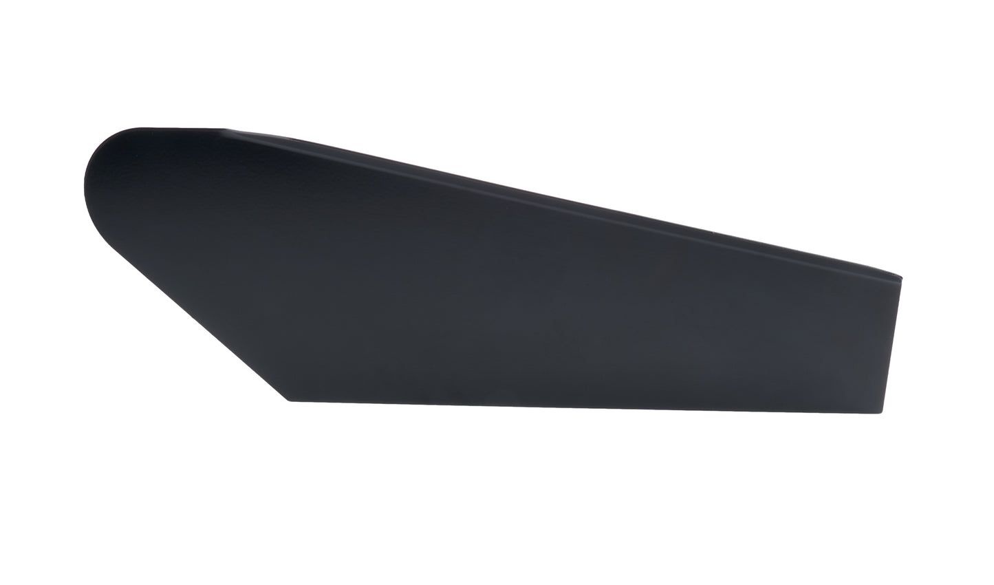 Allstar Performance Spoiler Side Panel - Driver Side - 23 x 8 in - Aluminum - Black Powder Coat - Dirt Late Model /