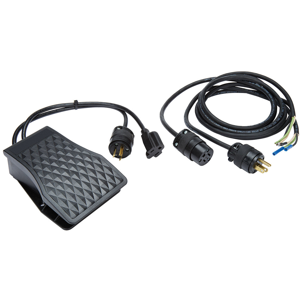 Allstar Performance Foot Pedal - Electric - 110V - Cord / Hardware Included - Plastic - Black - Allstar Performance
