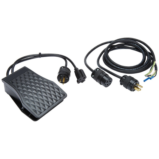 Allstar Performance Foot Pedal - Electric - 110V - Cord / Hardware Included - Plastic - Black - Allstar Performance