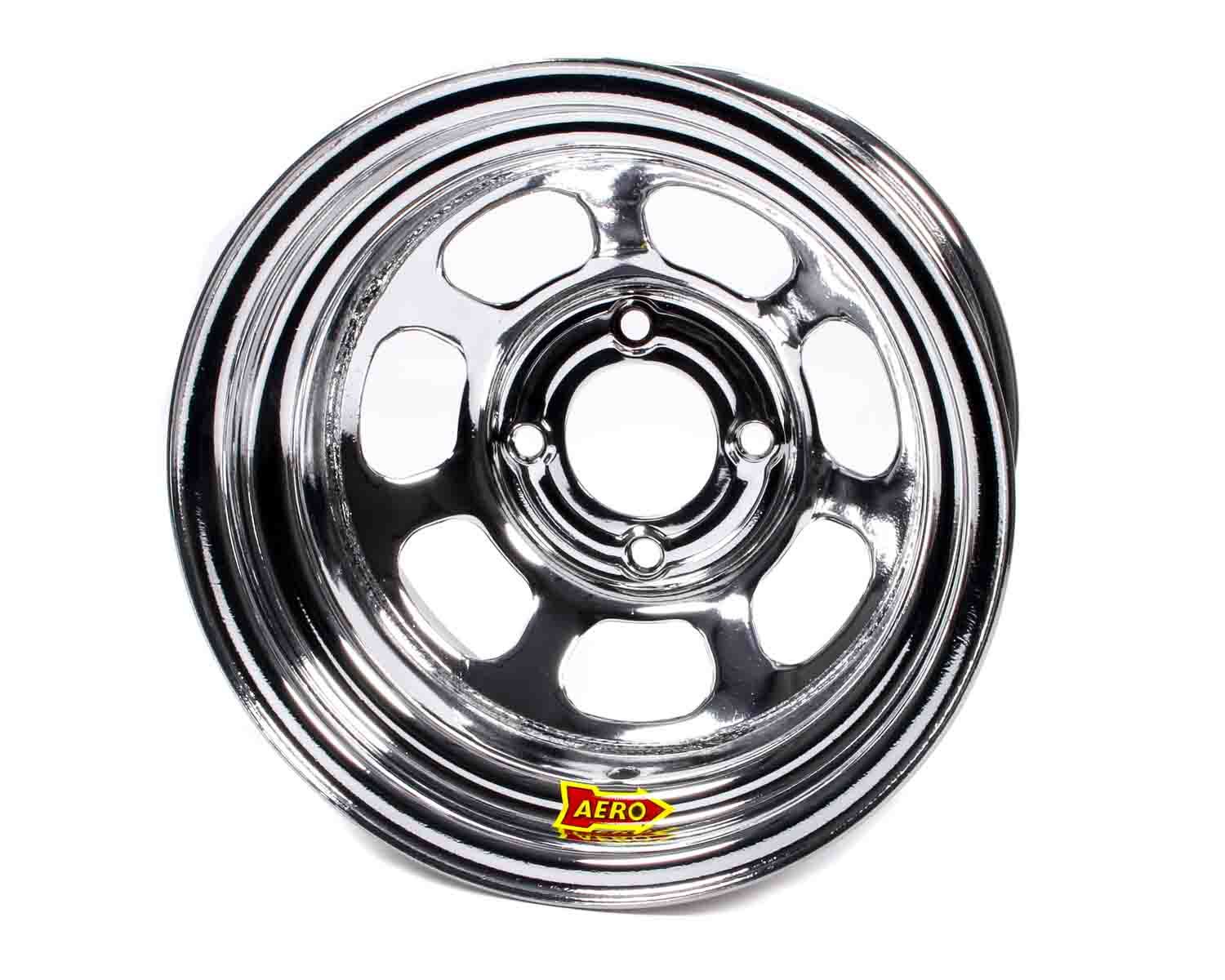 Aero Race Wheels Wheel - 30-Series - 13 x 8 in - 2.000 in Backspace - 4 x 4.25 in Bolt Pattern - Steel - Chrome - Each