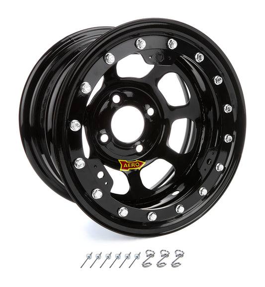 Aero Race Wheels Wheel - 33-Series - 13 x 8 in - 2.000 in Backspace - 4 x 4.25 in Bolt Pattern - Beadlock - Steel -