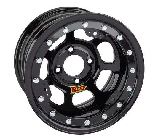 Aero Race Wheels Wheel - 33-Series Lightweight - 13 x 8 in - 2.000 in Backspace - 4 x 4.50 in Bolt Pattern - Beadlock