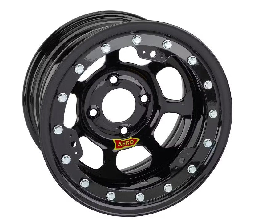 Aero Race Wheels Wheel - 33-Series Lightweight - 13 x 8 in - 3.000 in Backspace - 4 x 4.50 in Bolt Pattern - Beadlock