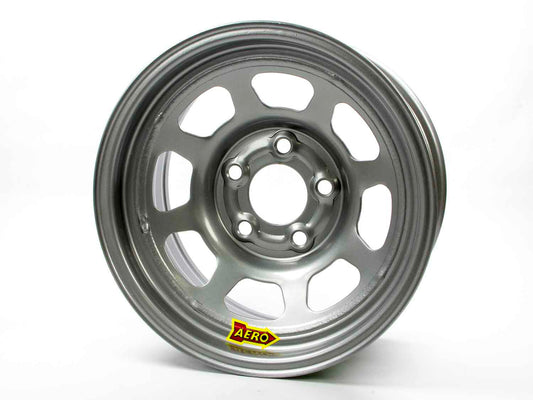 Aero Race Wheels Wheel - 50-Series - 15 x 8 in - 3.000 in Backspace - 5 x 5.00 in Bolt Pattern - Steel - Silver Powder