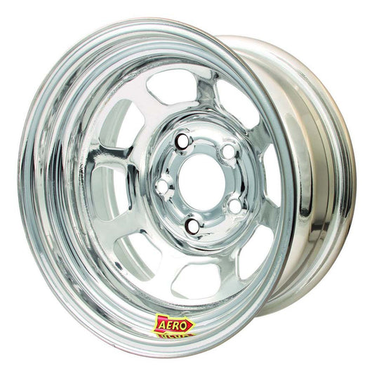 Aero Race Wheels Wheel - 50-Series - 15 x 8 in - 4.000 in Backspace - 5 x 4.75 in Bolt Pattern - Steel - Chrome - Each