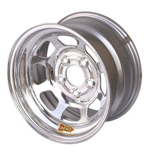 Aero Race Wheels Wheel - 50-Series - 15 x 8 in - 2.000 in Backspace - 5 x 5.00 in Bolt Pattern - Steel - Chrome - Each