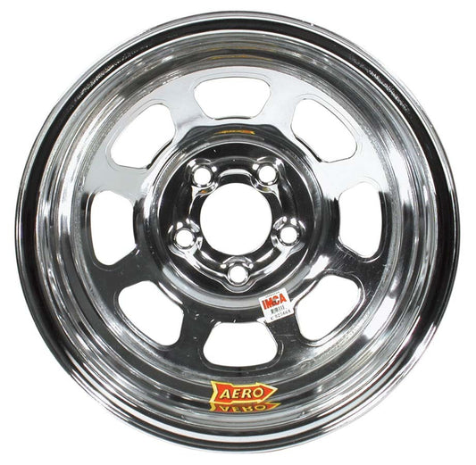 Aero Race Wheels Wheel - 52-Series - 15 x 8 in - 2.000 in Backspace - 5 x 4.75 in Bolt Pattern - Steel - Chrome - Each