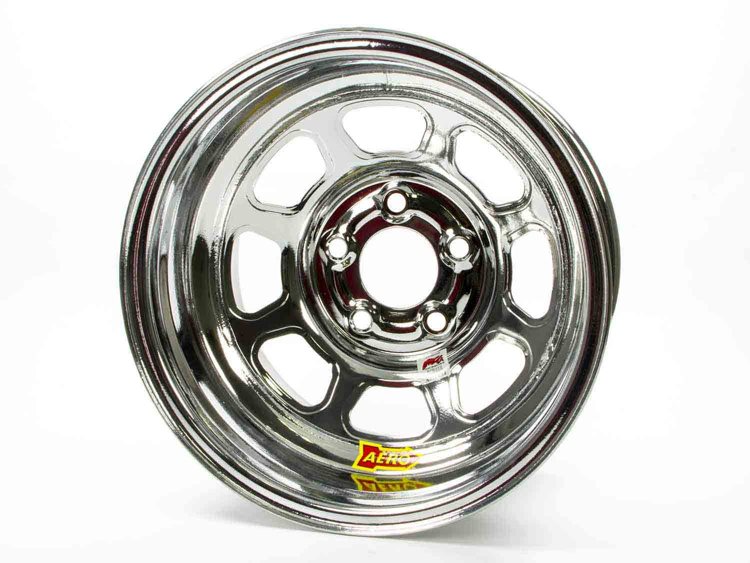 Aero Race Wheels Wheel - 52-Series - 15 x 8 in - 2.000 in Backspace - 5 x 5.00 in Bolt Pattern - Steel - Chrome - Each