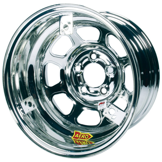 Aero Race Wheels Wheel - 52-Series - 15 x 8 in - 2.000 in Backspace - 5 x 5.00 in Bolt Pattern - Steel - Chrome - Each