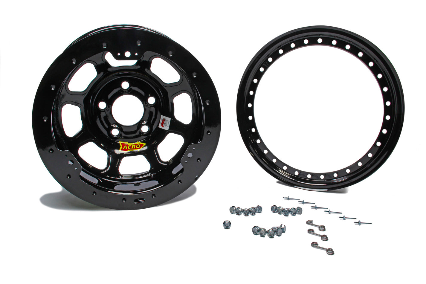 Aero Race Wheels Wheel - 53-Series - 15 x 10 in - 3.000 in Backspace - 5 x 5.00 in Bolt Pattern - Beadlock - Steel -