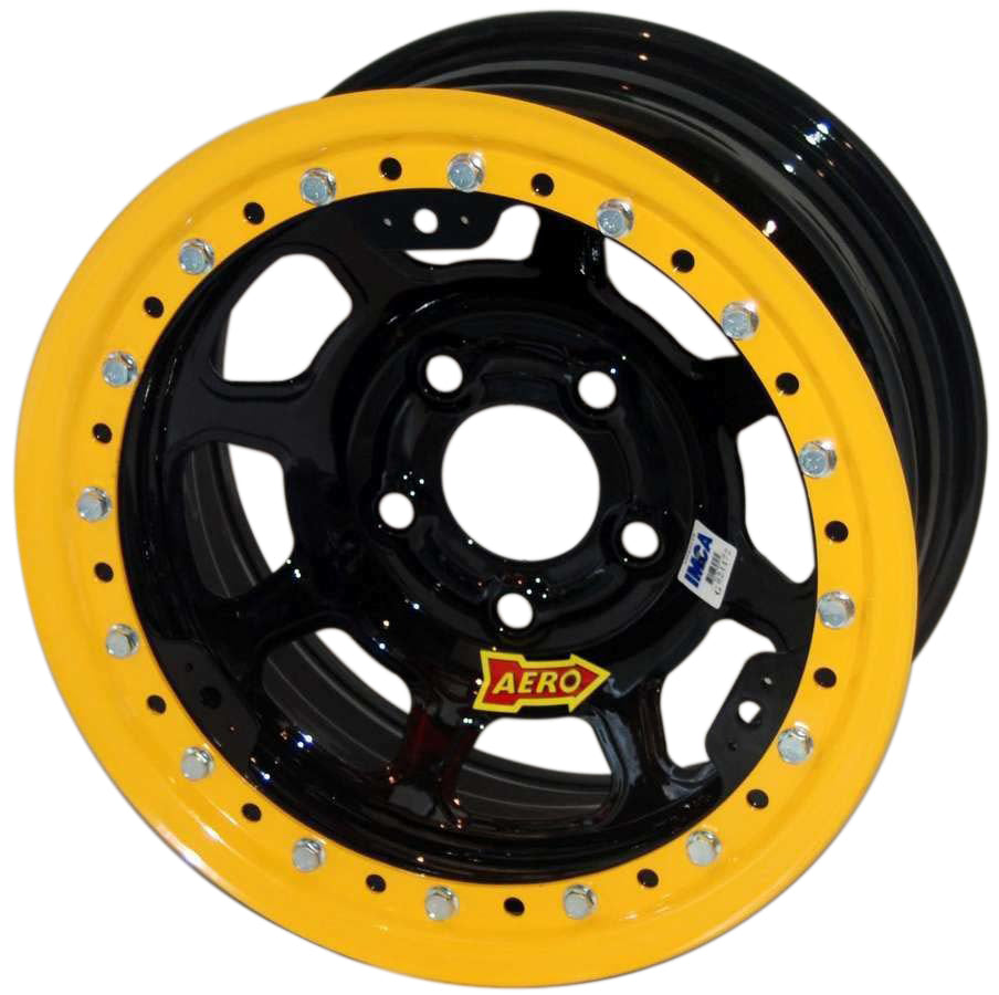 Aero Race Wheels Wheel - 53-Series - 15 x 8 in - 3.000 in Backspace - 5 x 4.75 in Bolt Pattern - Beadlock - Steel -