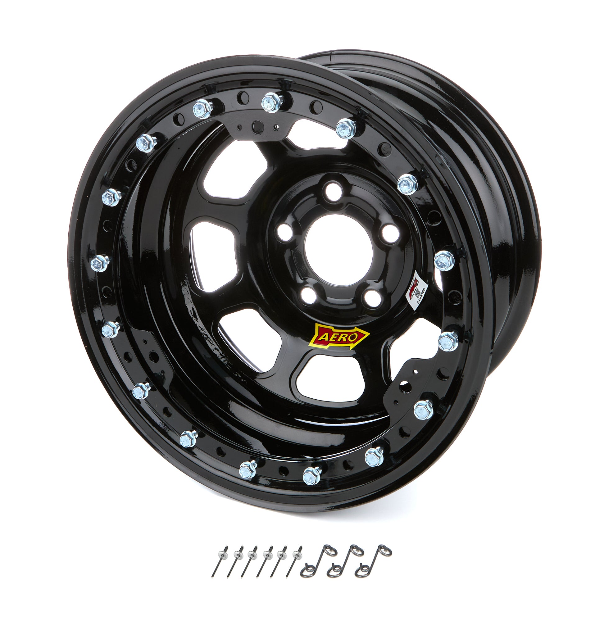Aero Race Wheels Wheel - 53-Series - 15 x 8 in - 1.000 in Backspace - 5 x 5.00 in Bolt Pattern - Beadlock - Steel -