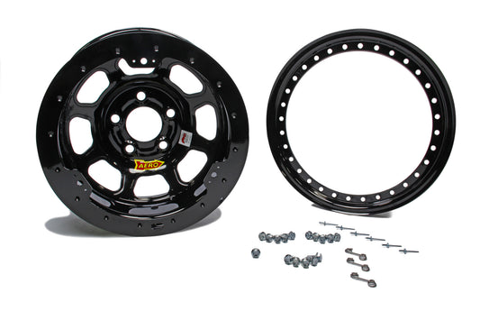 Aero Race Wheels Wheel - 53-Series - 15 x 8 in - 2.000 in Backspace - 5 x 5.00 in Bolt Pattern - Beadlock - Steel -