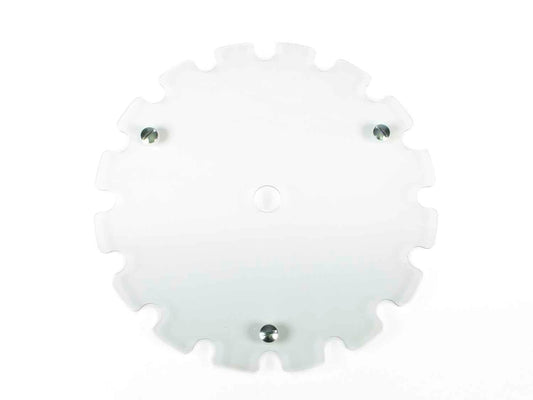 Aero Race Wheels Mud Cover - 13 in Wheels - Quick Release Fastener - Plastic - Clear - Beadlock Wheel - Each