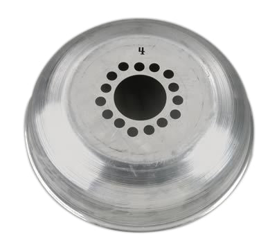 Aero Race Wheels Mud Cover - Rear - Driver Side - Inner - 5 Lug - 4 in Offset - Aluminum - Natural - 15 in Wheels - Each