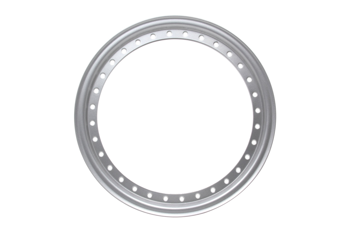 Aero Race Wheels Beadlock Ring - Steel - Silver Paint - 15 in Wheels - Each