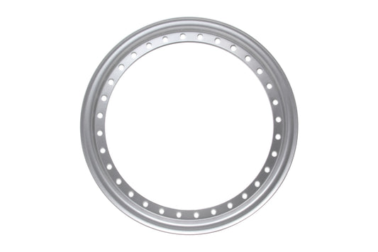 Aero Race Wheels Beadlock Ring - Steel - Silver Paint - 15 in Wheels - Each
