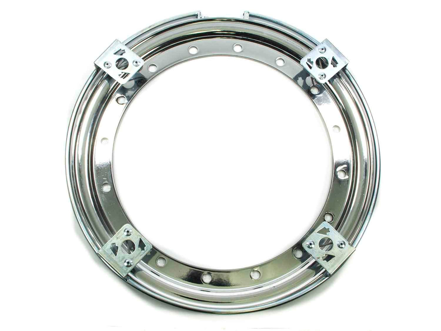 Aero Race Wheels Beadlock Ring - Steel - Chrome - 13 in Wheels - Each