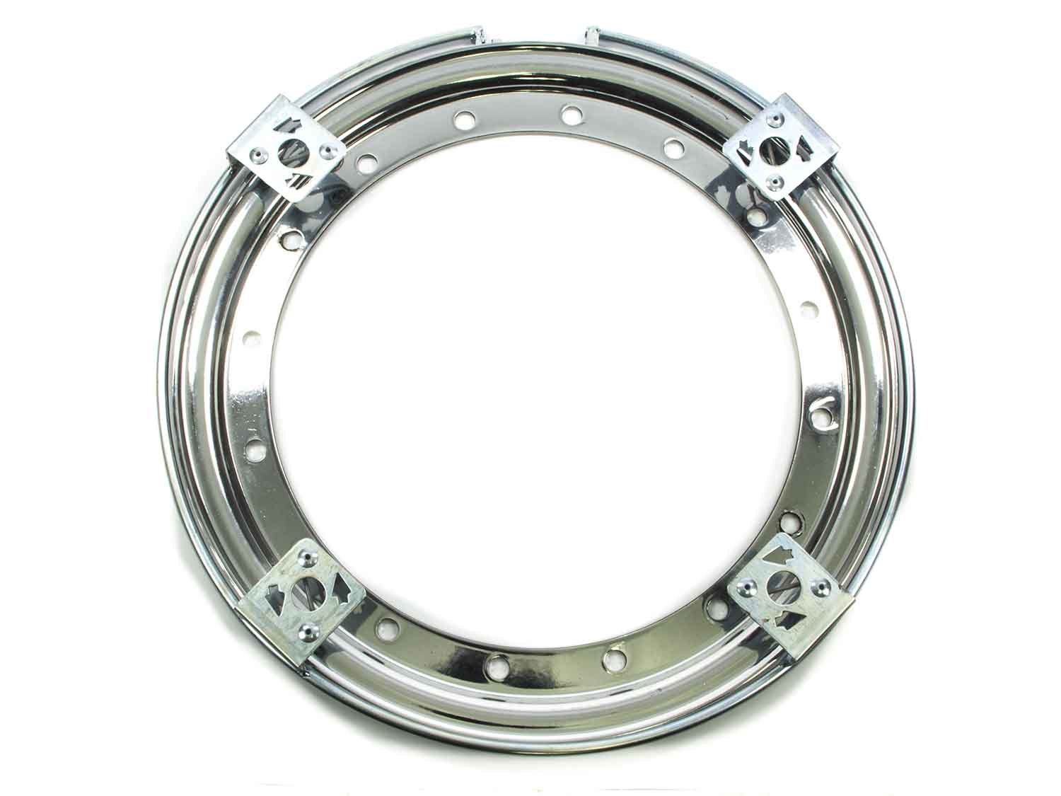 Aero Race Wheels Beadlock Ring - Steel - Chrome - 13 in Wheels - Each