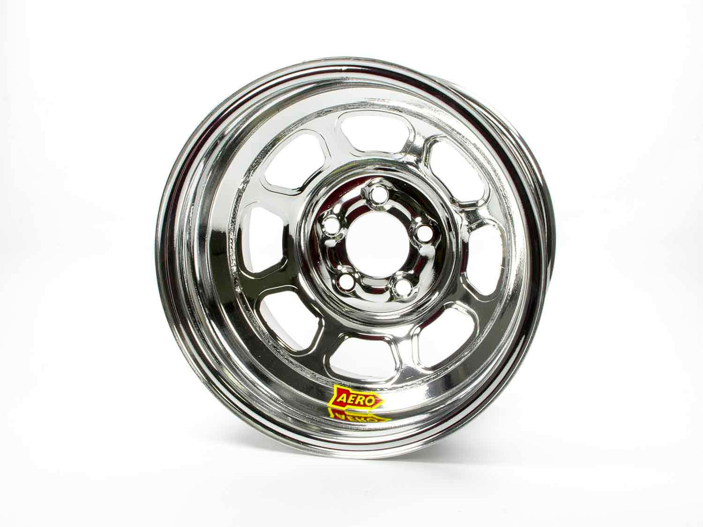 Aero Race Wheels Wheel - 56-Series - 15 x 8 in - 1.000 in Backspace - 5 x 4.75 in Bolt Pattern - Steel - Chrome - Each