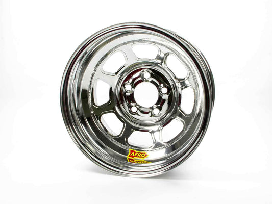 Aero Race Wheels Wheel - 56-Series - 15 x 8 in - 1.000 in Backspace - 5 x 4.75 in Bolt Pattern - Steel - Chrome - Each