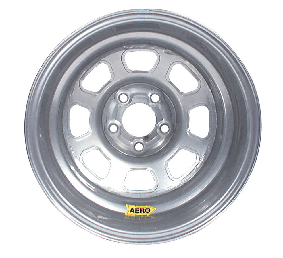 Aero Race Wheels Wheel - 58-Series - 15 x 10 in - 3.000 in Backspace - 5 x 4.75 in Bolt Pattern - Steel - Silver